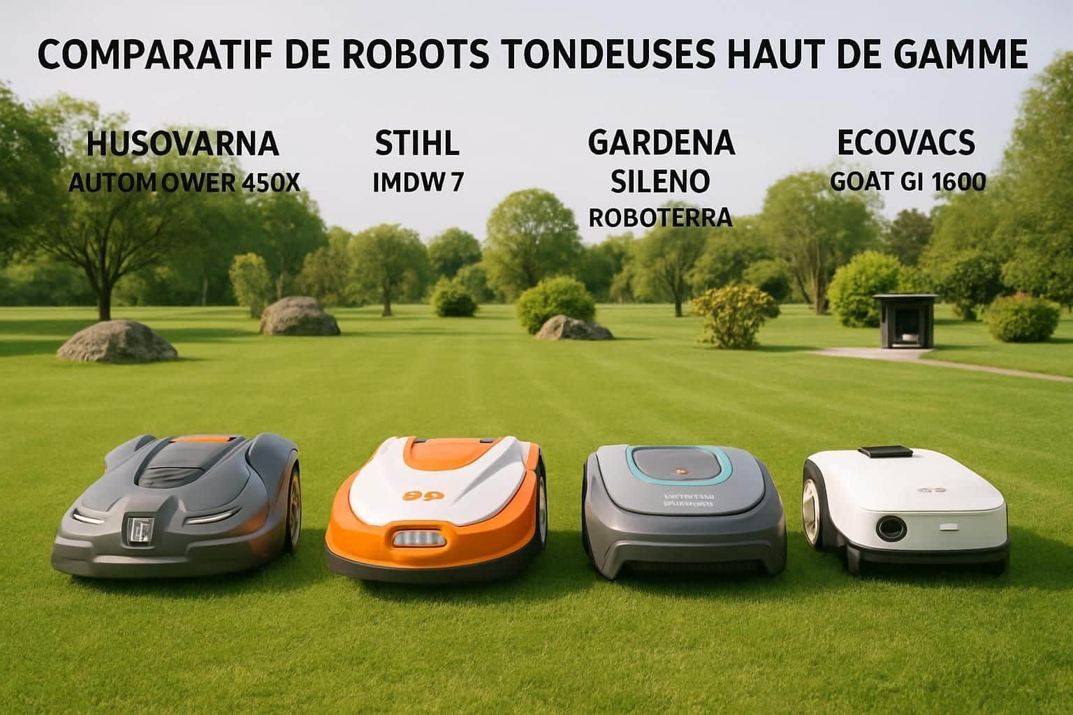 Découvrez notre comparatif 2025 des meilleurs robots tondeuses pour choisir l'appareil idéal, alliant performance, autonomie et simplicité d'utilisation.